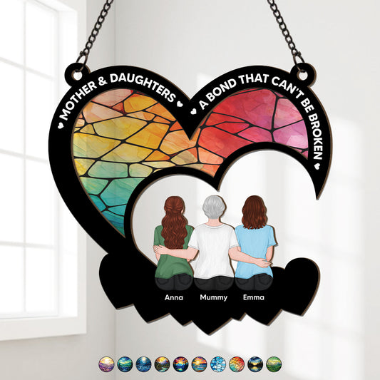 7680UUK1 personalised window hanging suncatcher ornament for mumgranny 7680utiwa
