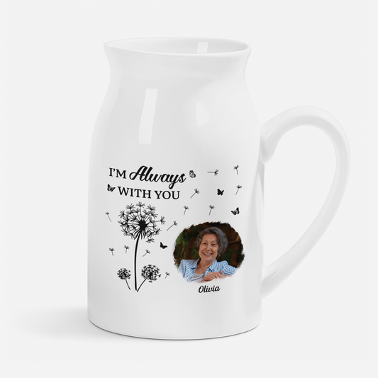7737OUS1 personalized flower vase memorial photo gifts 7737o3hca