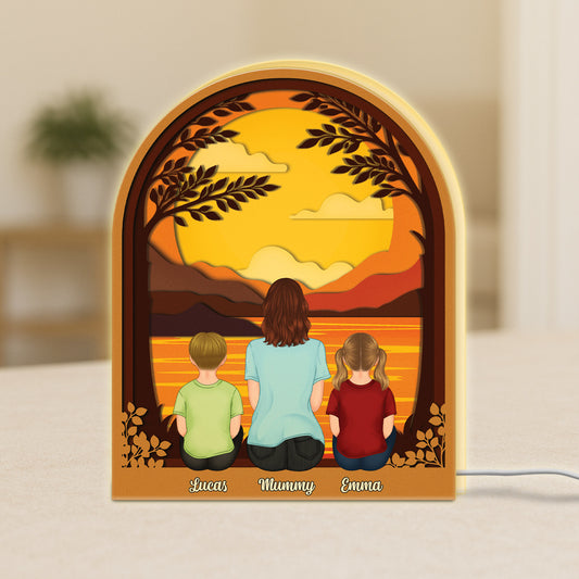 7748LUK1 3d printing effect personalised light box for mumdad 7748l3ywa
