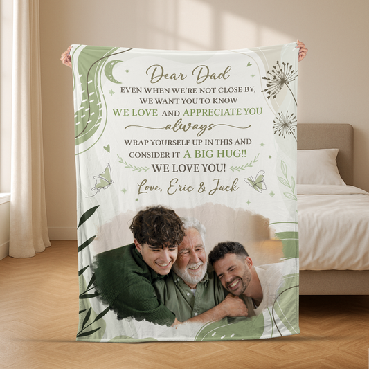7807BUK2 personalised i love you photo fleece blanket_ for mum and dad 7807b3eza