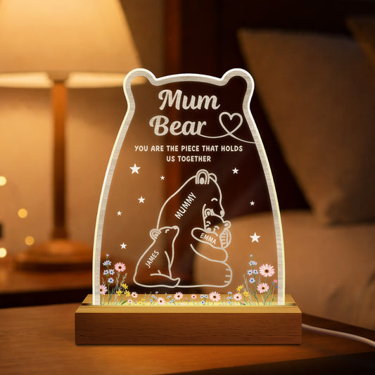 7825LUK1 personalised mama bear night light for mumdad 7825ltlta