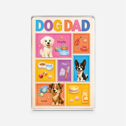 7835RUK1 personalised dog dad rectangle acrylic plaque for dog lovers 7835r6xmc_1b6a8d77 d4d7 461e b9ca 8f9ae444882c