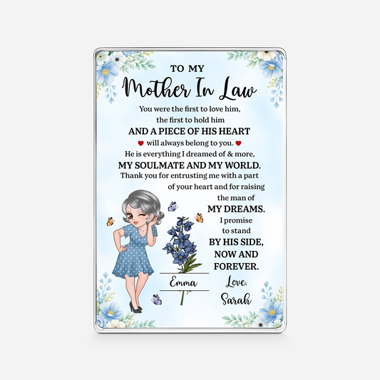 7838RUK1 personalised to my mother in law rectangle acrylic plaque 7838r6fwa_ddbc4072 3312 4876 83ba a1004c23604a