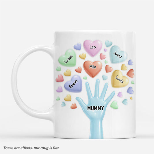 7871MUK1 3d printing effect personalised coffee mugs with hearts for mumdad 7871mtvwa_2