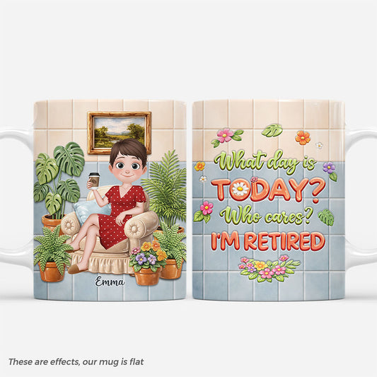 7912MUK1 personalised retirement mug for womenmen 7912m6vma