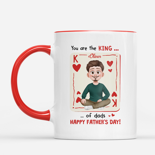 7946MUK2 personalised you are the queen of mums mug for mothers day 7946mcfta