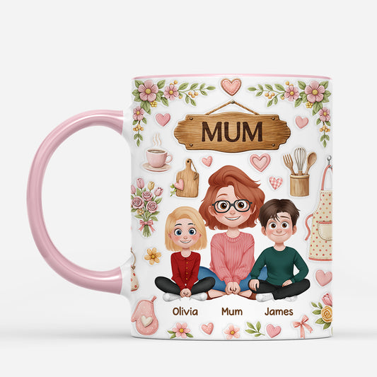 7949MUK1 3d printing effect personalised mothers day mugs for mumgrandma 7949m3yna