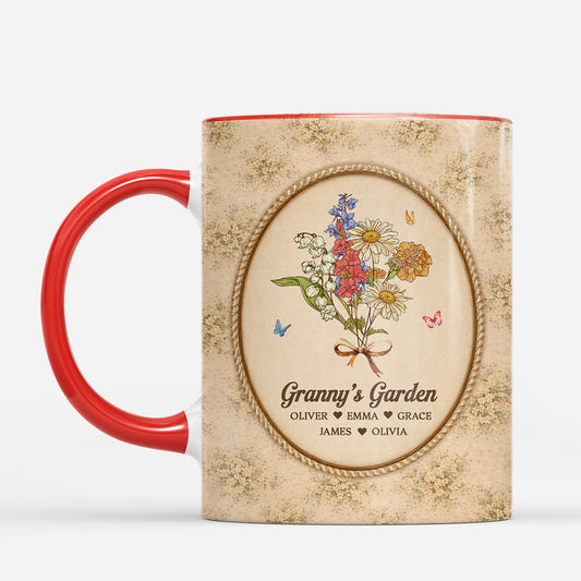 7951MUK2 3d printing effect personalised mummys garden _mug for mumgrandma 7951mcpca