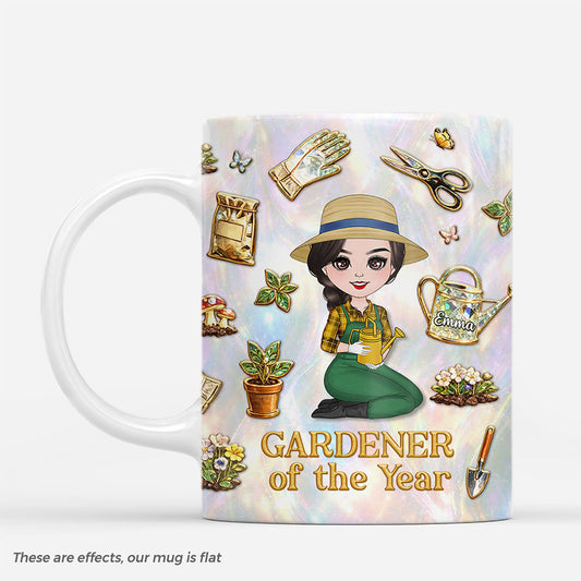8012MUK1 3d printing effect personalised gardener of the year mug for her 8012m6vaa_2