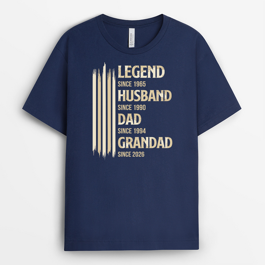 8022AUK2 personalised legend husband dad grandad shirt_ for fathers day 8022a8phb