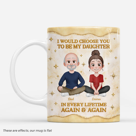 8027MUK1 3d printing effect personalised i would choose you in every lifetime mug for mumdad 8027mclza
