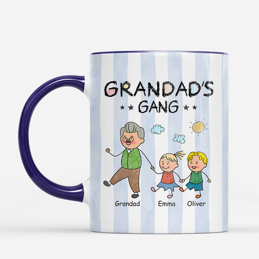 8053MUK2 personalised striped coffee mugs for mumdadgrannygrandad 8053m8p8a