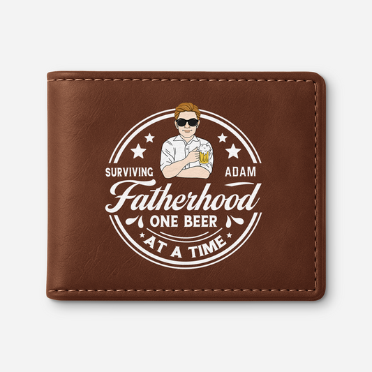 8136JUK1 personalised surviving fatherhood mens leather wallet for dadgrandad 8136jcvhb_2