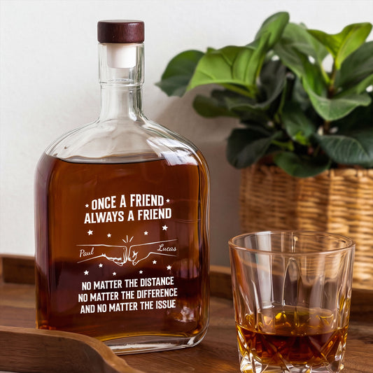 8173AUK1 personalised once a brother always a brother whisky bottle for brotherfriend 8173ai6vzb_1
