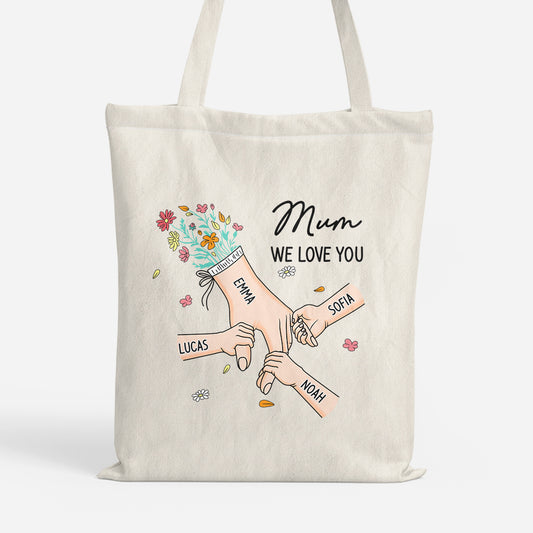 8227BUK1 personalised hand in hand tote bag for mumgranny 8227b6paa