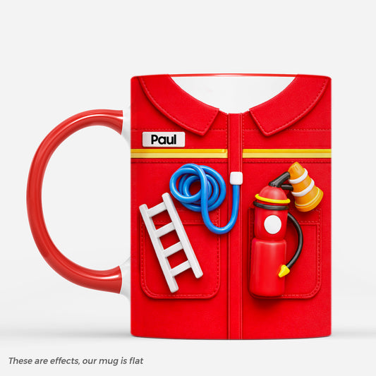 8294MUK1 3d printing effect personalised firefighter coffee mug_ for him 8294mcpcb
