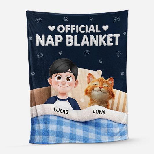 8351BUS1 3d printing effect personalized cat blankets official nap blanket 8351bchmd