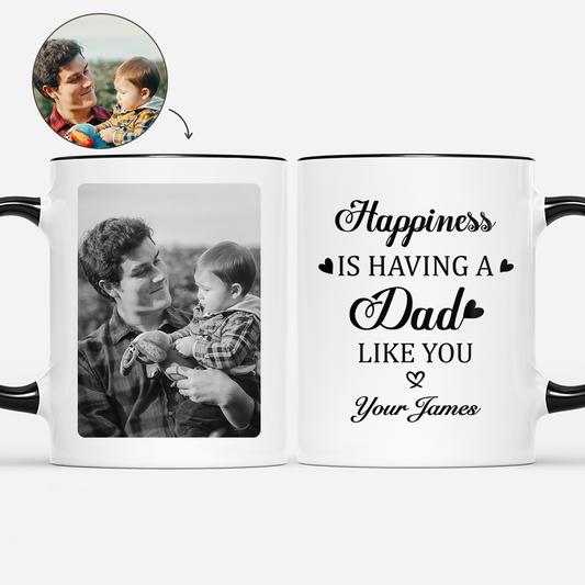 8395MUK1 personalised happiness is having mug with photo for grannygrandad 8395macnb_9976c7fc 05bb 45d9 9abc 840b7089b9ec