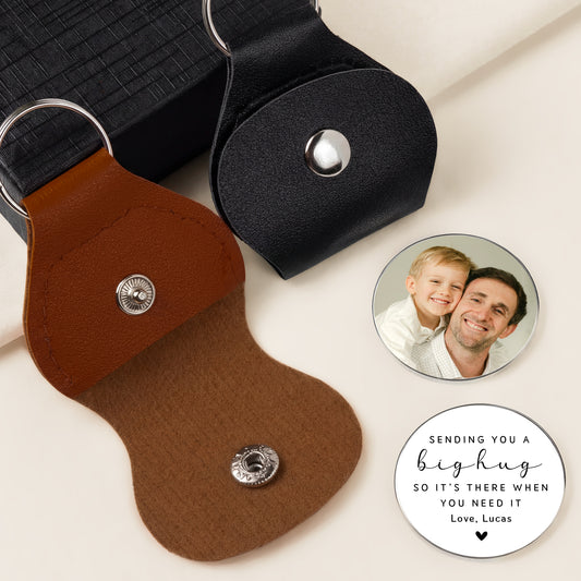 8406AUK2 personalised sending you a big hug photo pocket hug for mumdad 8406aj8pta