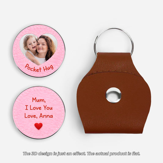 8463AUK1 3d printing effect personalised i love you photo pocket hug for mumdad 8463aj8pta