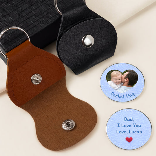 8463AUK2 3d printing effect personalised i love you photo pocket hug for mumdad 8463aj8pta