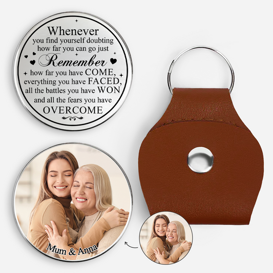 8506AUK1 personalised photo pocket hug with leather case for daughterson 8506aj8qba