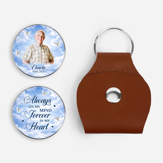 8518AUK1 personalised photo memorial pocket hug token for loss of dadmum 8518ajcpmb