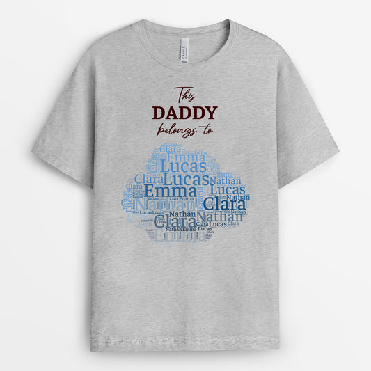 8643AUK2 personalised t shirt with names for mumdad 8643a6p5a