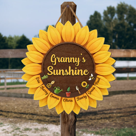 8673QUK2 personalised mums sunshine sunflower wood sign_ for mumgrandma 8673qclta