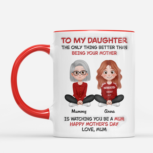 8710MUK2 personalised happy mothers day mug from mum for daughterson 8710maewe