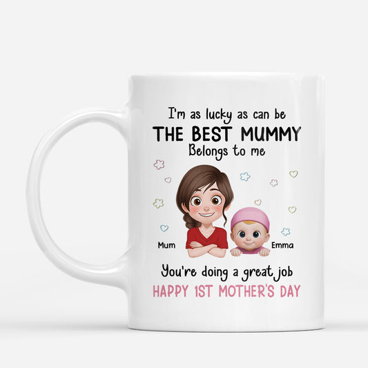 8777MUK1 personalised happy 1st mothers day mug for mumdad 8777mtdsa_6aad9199 19eb 4606 9af9 b0b3a04fbe4c