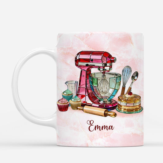 8786MUK2 personalised baking coffee mug with name for herhim 8786m8dra
