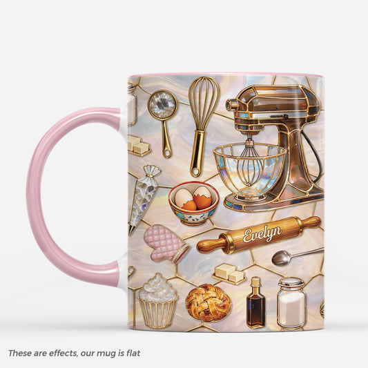 8941MUK1 3d printing effect personalised baking lover coffee mug for her 8941m3pta