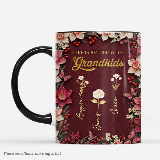 9051MUK1 3d printing effect personalised life is better with grandkids mug for grannygrandad 9051mtena_d6d09c7e 7f4a 4016 8035 6a1c75fb2c5d