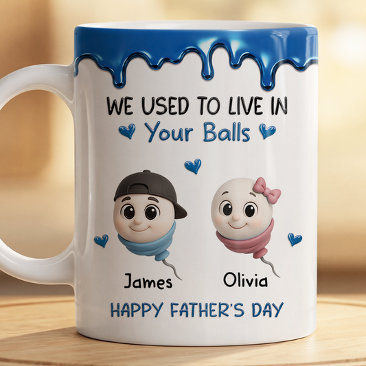 9185MUK2 3d printing effect personalised thanks for not swallowing us parents mug for mumdad 9185mtfna