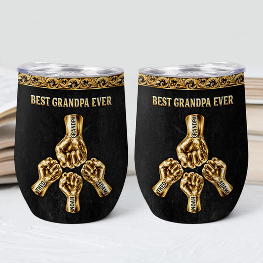 9204TUS2 3d printing effect best dad ever tumbler 12oz personalized gifts for dadgrandpa 9204tnqmb