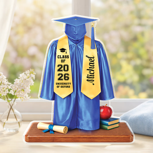 9213AUK1 personalised class of 2026 graduation custom shaped acrylic plaque for herhim 9213ar6vna_1