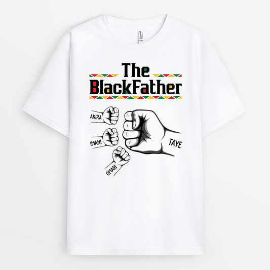 9219AUK1 personalised the black father name t shirt for dadmum 9219atfzb