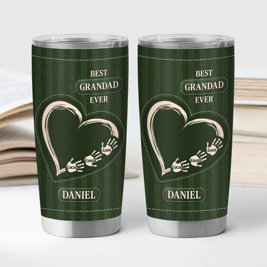 9221TUK2 3d printing effect personalised best grandad ever tumbler 20oz for grandaddad 9221t