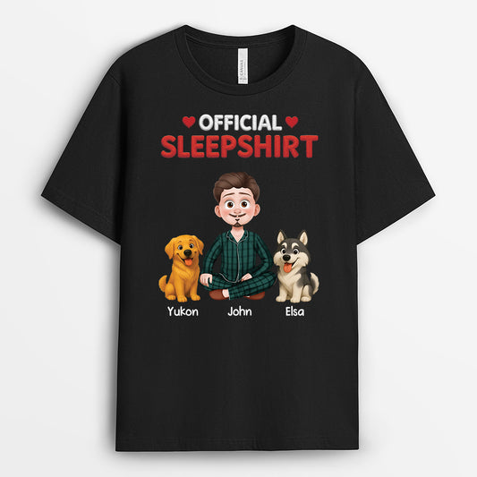 9229AUK1 personalised official sleepshirt dog t shirt for dog lovers 9229a3dmc