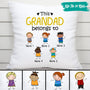 0014P020BUK2 Personalised Pillow gifts Kids Grandpa Dad