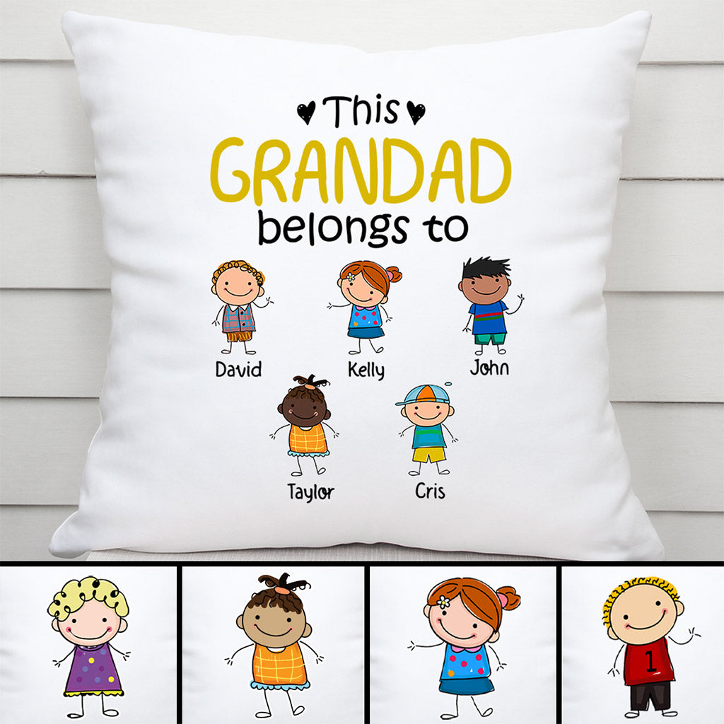 0014P320BUK1 Personalised T shirts gifts Kids Grandpa Dad