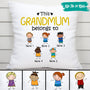 0027P020AUK1 Personalised Pillow gifts Kids Grandma Mom