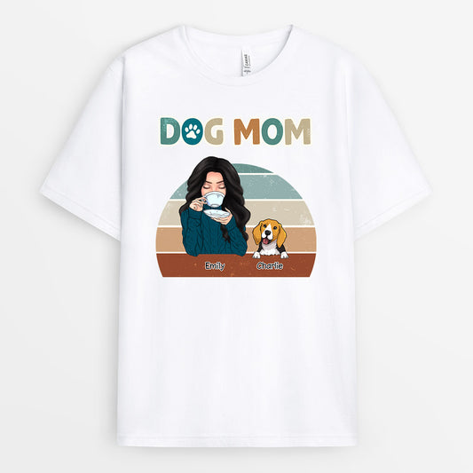 0067A117CUK1 Customised T shirts gifts Dog Lovers Woman