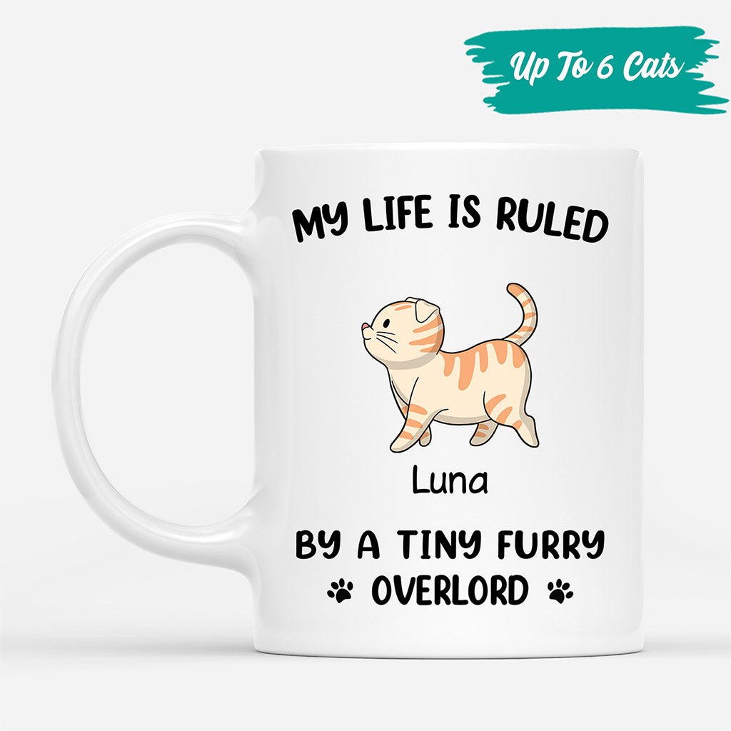 My Life Is Ruled By Cats - Personalised Gifts | Mug for Cat Lovers