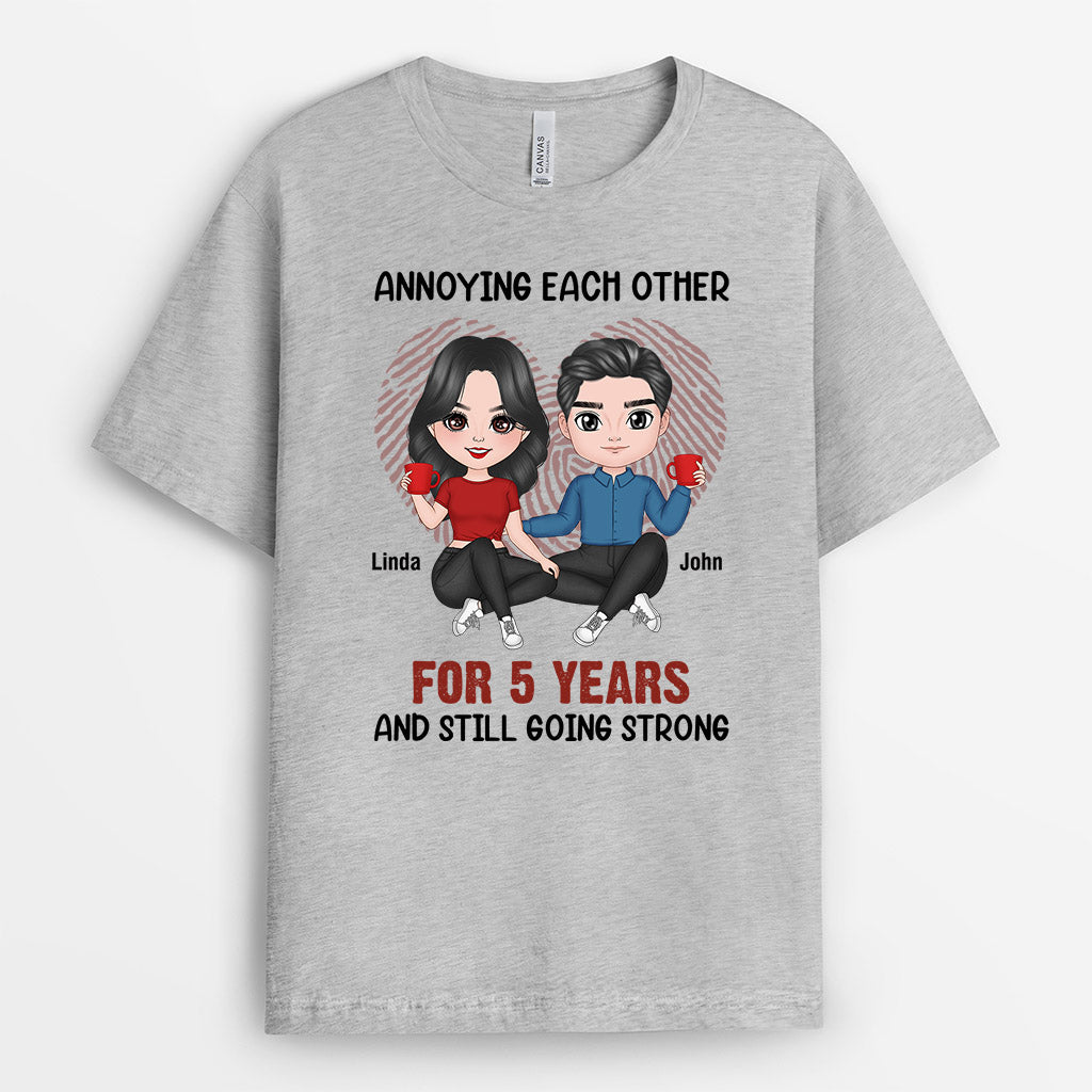 Annoying Each Other For Many Years Still Going Strong - Personalised Gifts | T-Shirts for Couples/Lovers