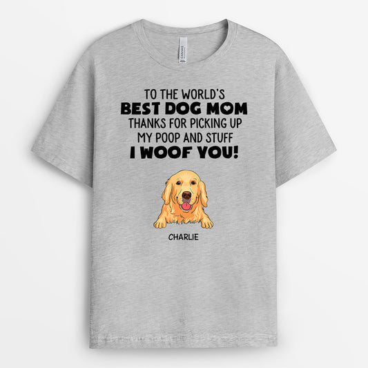 0217A160CUK2 Customised T shirts gifts Dog Lovers Text