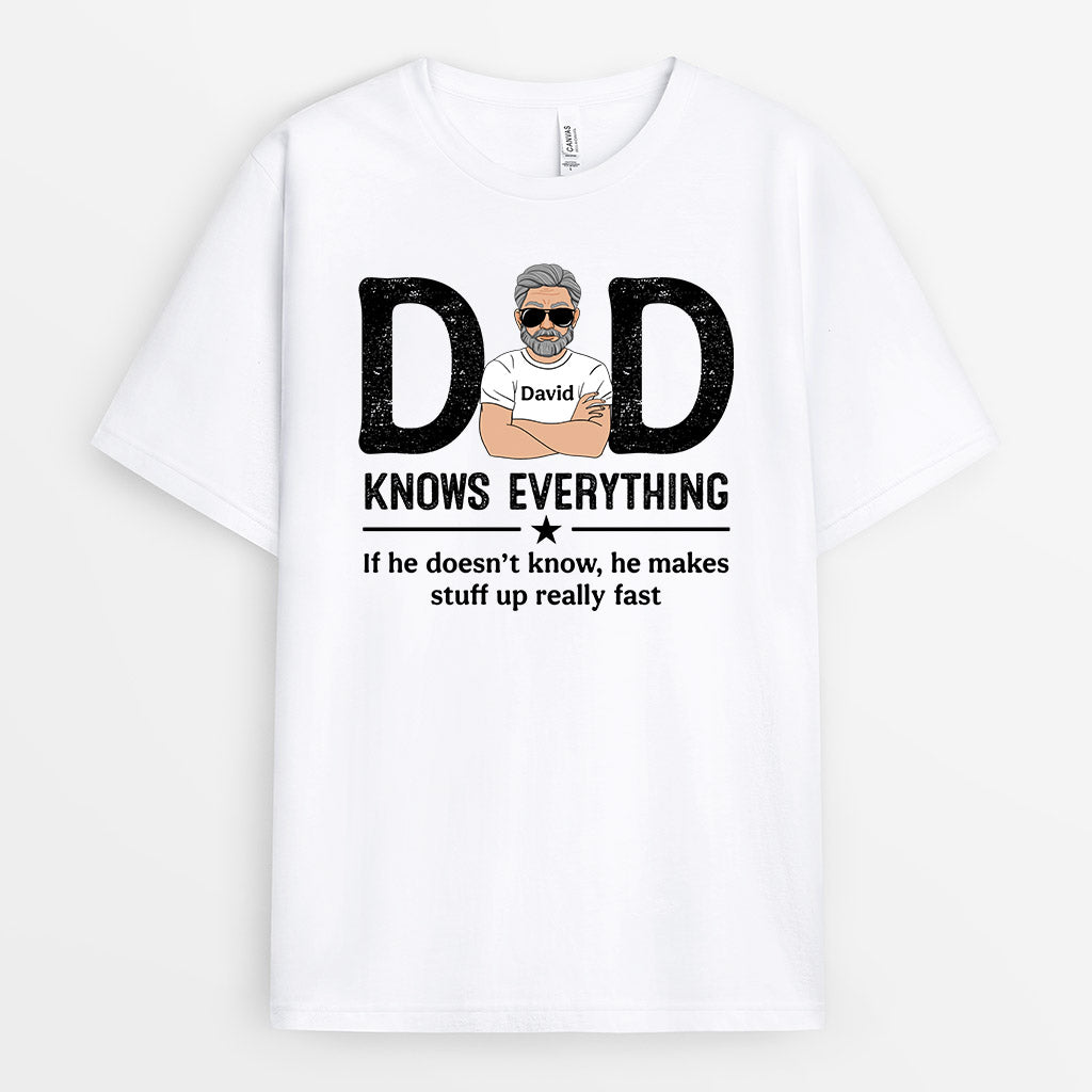 0299A908BUK2 Personalised T shirts presents Man Grandpa Dad