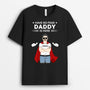 0301A267BUK1 Personalised T shirts presents Man Grandpa Dad Hero