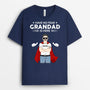 0301A267BUK2 Customised T shirts gifts Man Grandpa Dad Hero